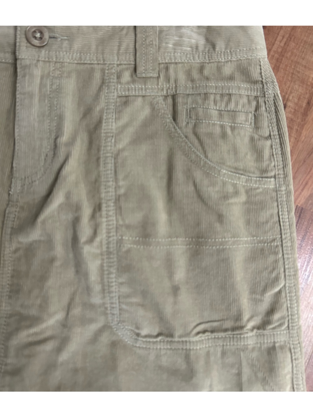 Columbia Corduroy Tan Hiking Skirt Womens Size 10 - Picture 4 of 8
